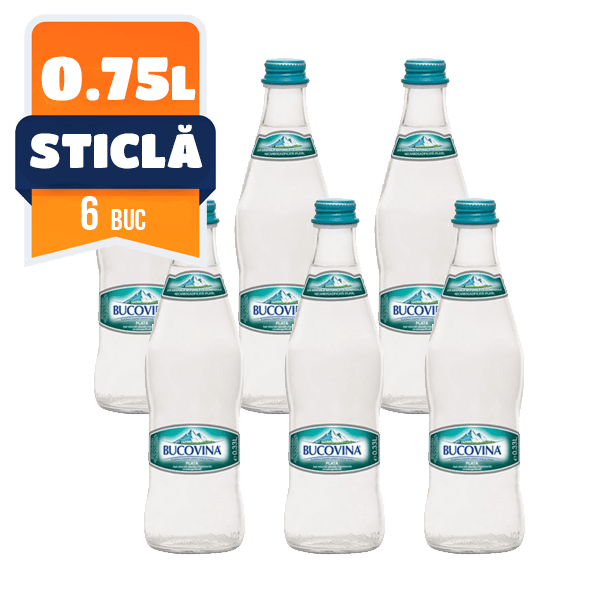 Attend Glare Scrutinize Bucovina Plata STICLA 0.75 L, 6 buc/bax - DIROM-V Distributie Galati